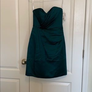 David’s bridal strapless dress